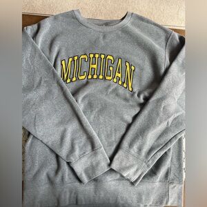 Gray University of Michigan Sweatshirt